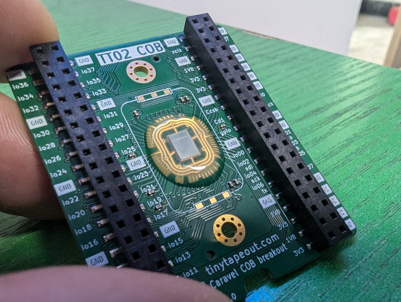 Tiny Tapeout chip-on-board implementation